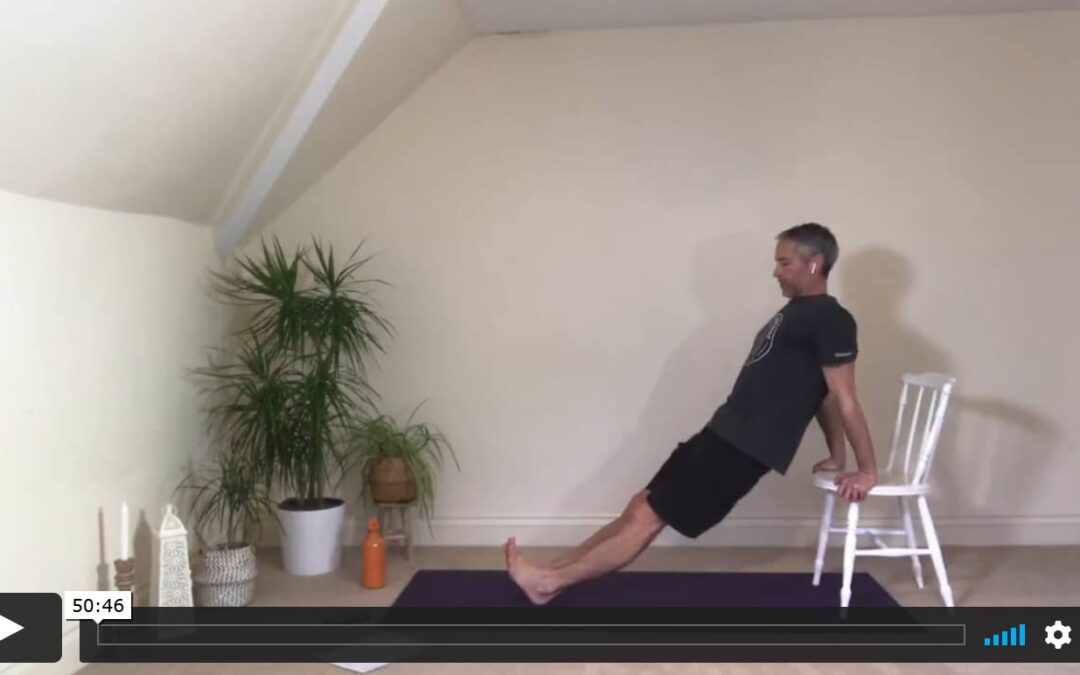 STRENGTH: Chair Strength & HIIT Workout (50mins)