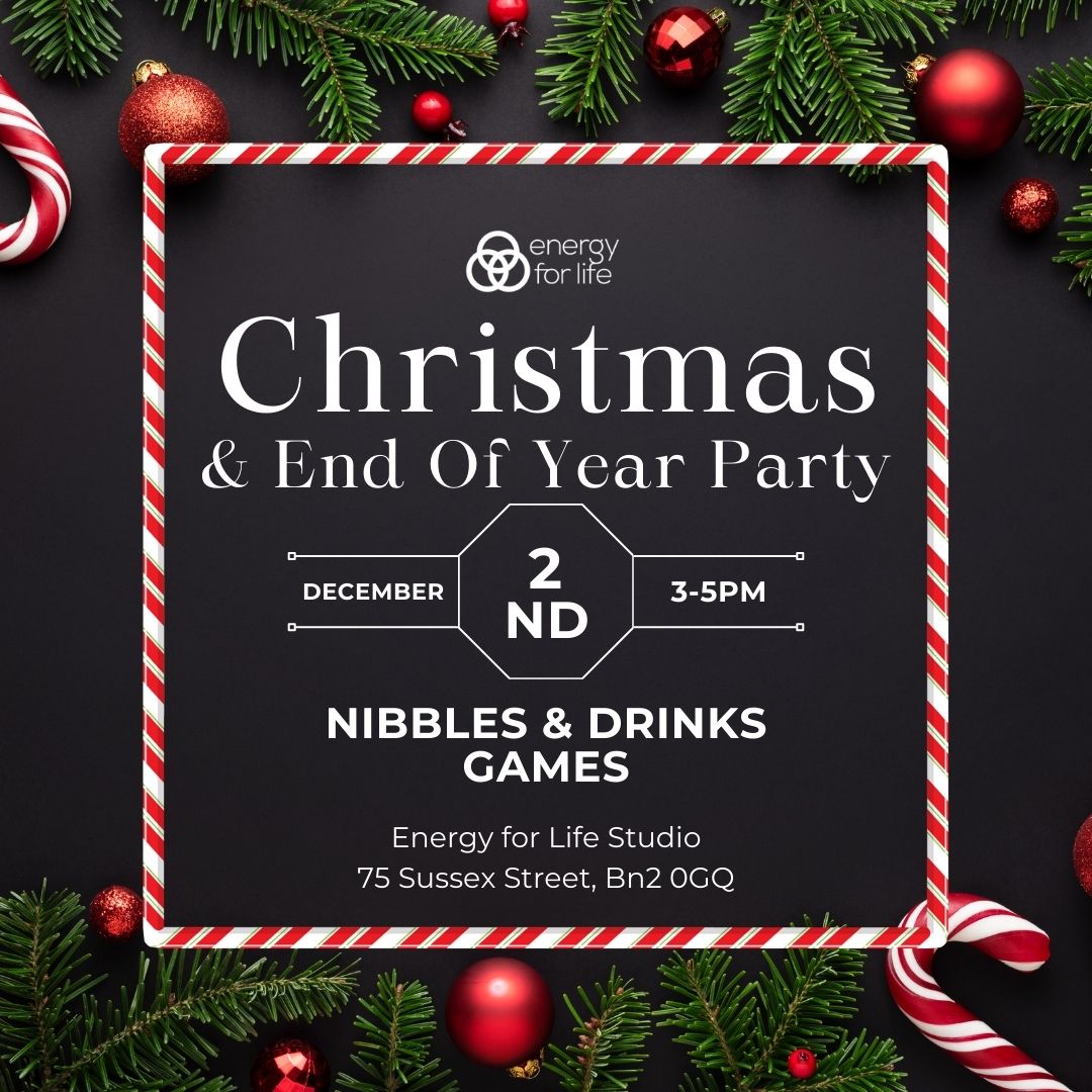 Christmas End Of Year Party 2024 Energy For Life Fitness   Black White Simple Christmas Eve Dinner Party Poster Portrait 1080 X 1080 Px 